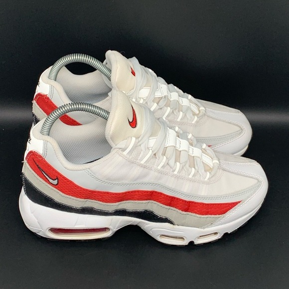 Nike Other - Nike Air‎ Max 95 White University Red Grey Black DQ3430-001 Mens Size 6